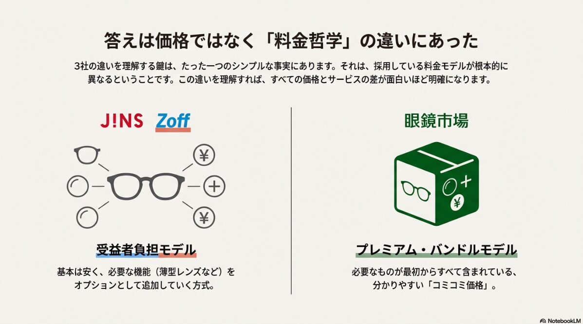 JinsやZoffに眼鏡市場を比較し自分に合う店を