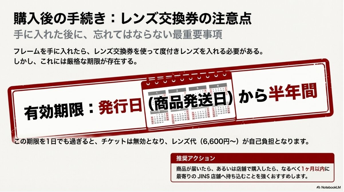 jins チェンソーマン まとめ　レンズ交換券の使い方と期限