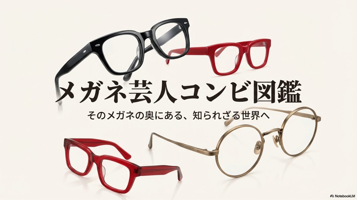 メガネ 芸人 コンビ　メガネ芸人コンビ図鑑！両方メガネや愛用ブランドを徹底網羅