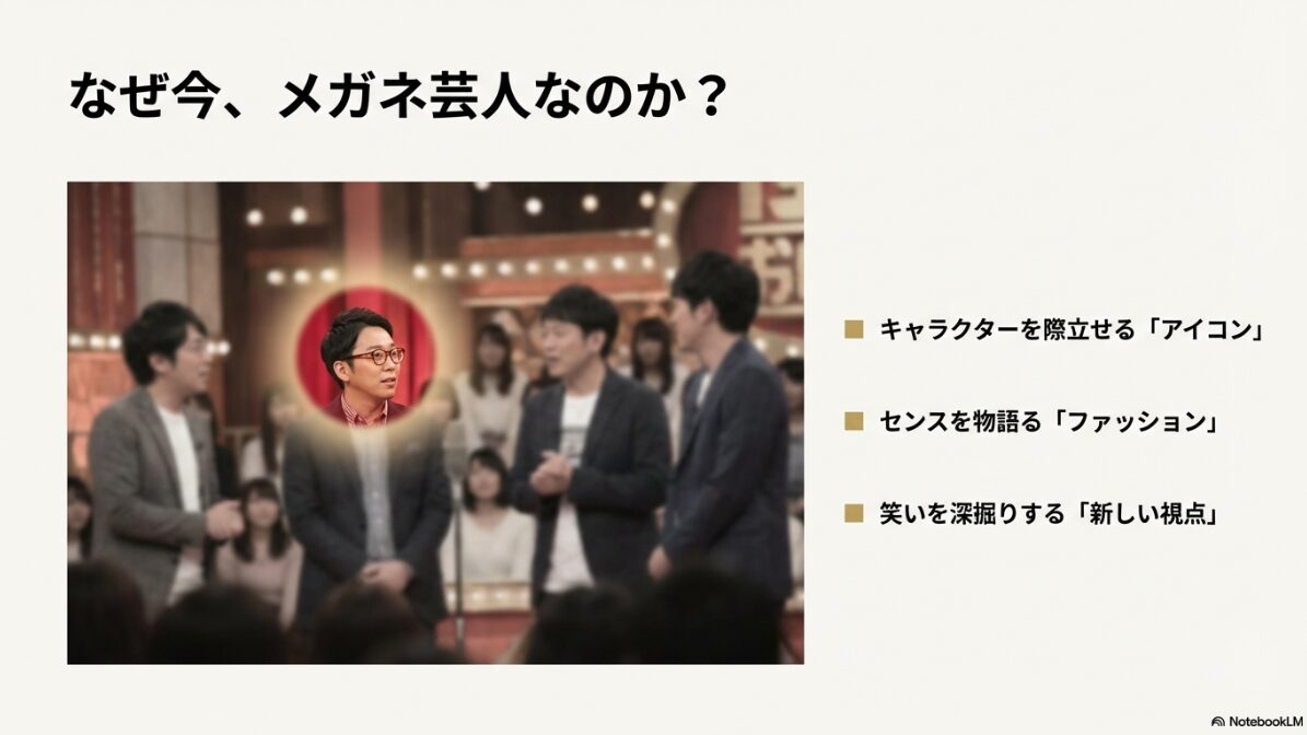 メガネ 芸人 コンビ　両方メガネなどメガネ芸人コンビの特徴
