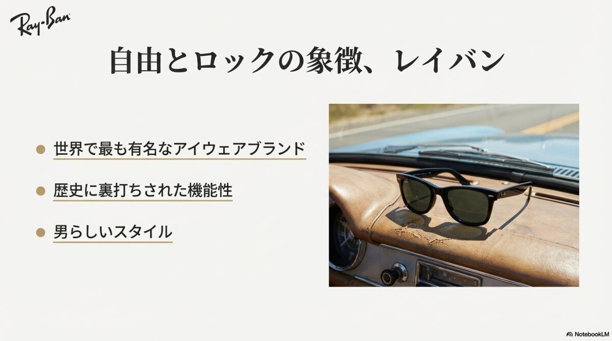 メガネ 芸人 コンビ　レイバンを愛用する人気芸人