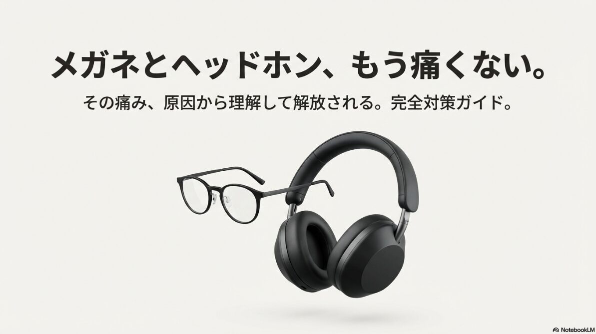 メガネ ヘッドホン　メガネとヘッドホンの痛み対策！痛くないおすすめ製品や付け方を解説