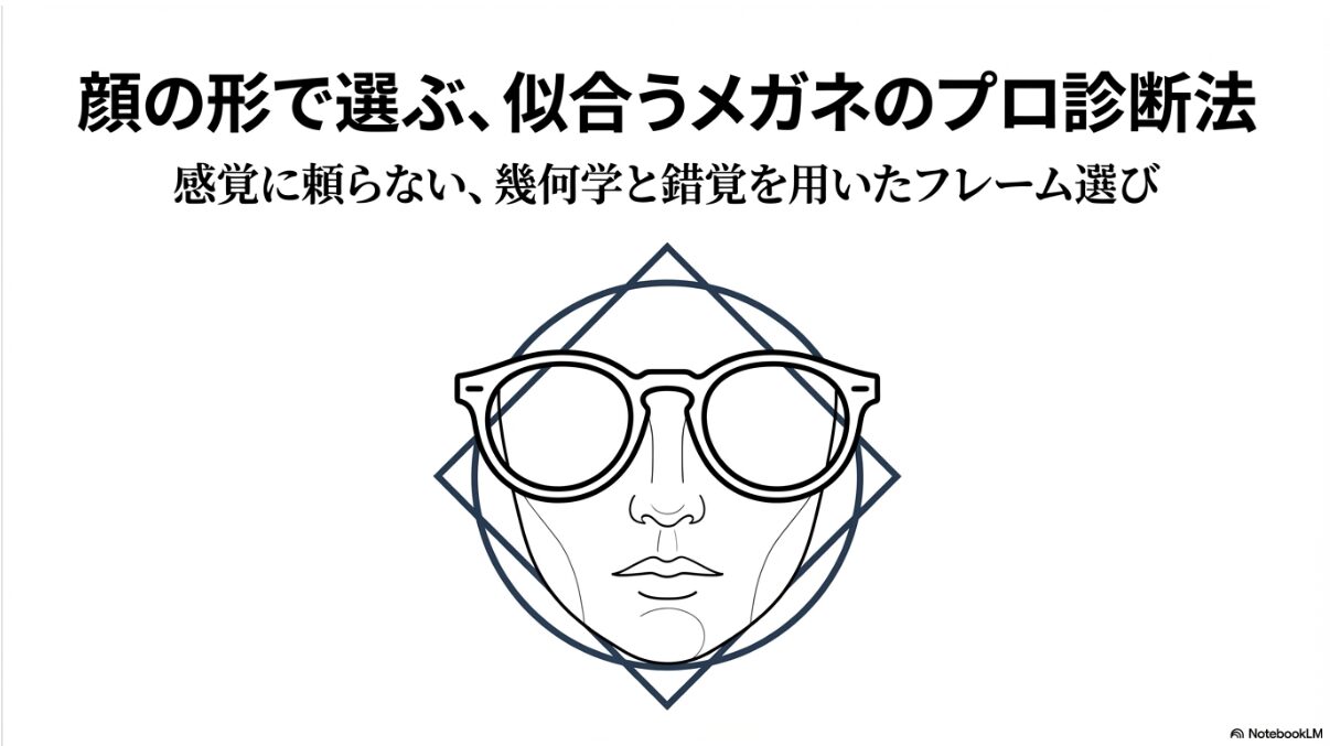 メガネ　顔の形　メガネと顔の形の関係は？似合うフレームが見つかるプロの診断法