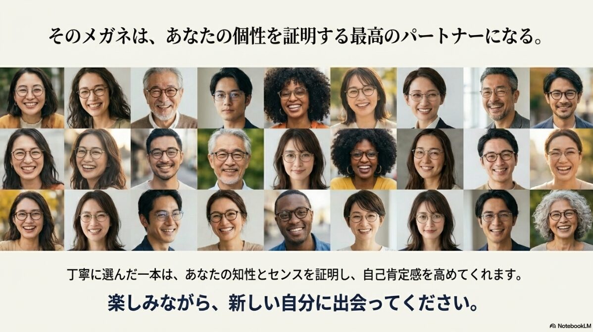 メガネ ダサい　メガネがダサいなんて言わせない自信2