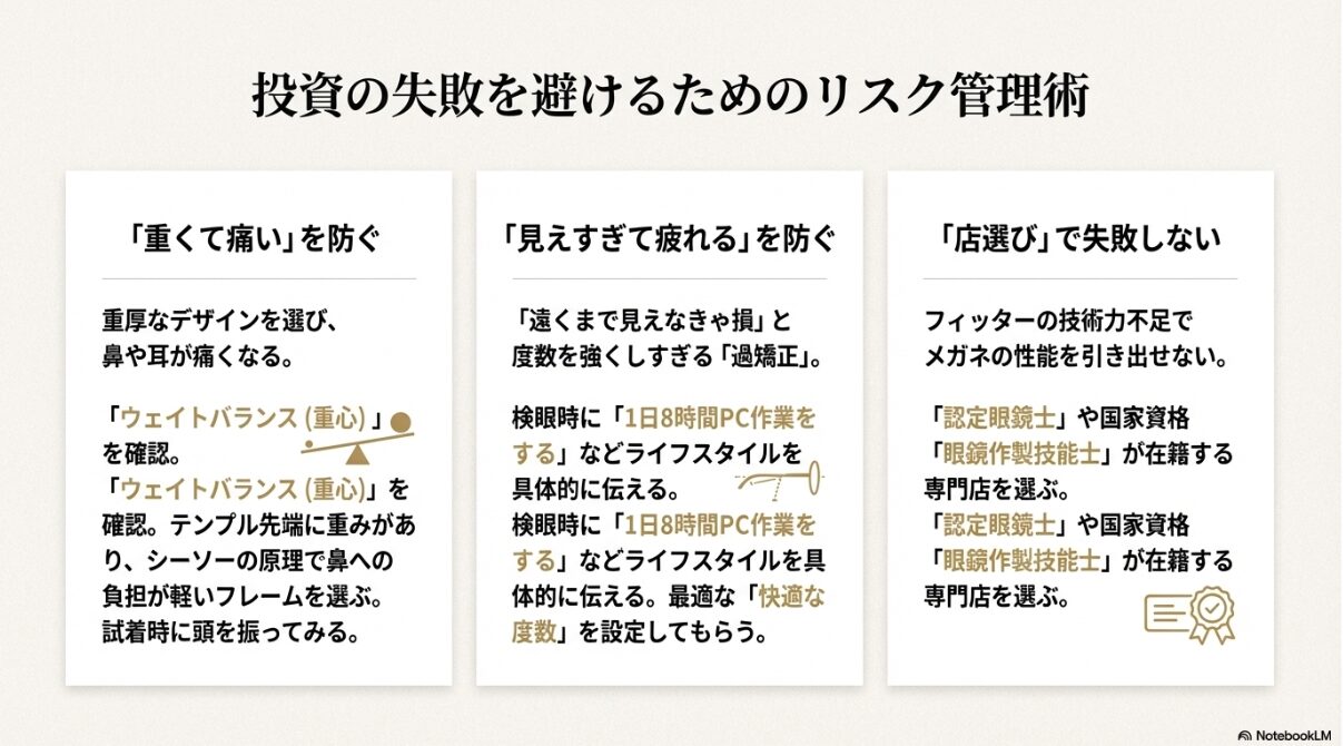 メガネ 10 万　高級メガネ選びで失敗しない対策