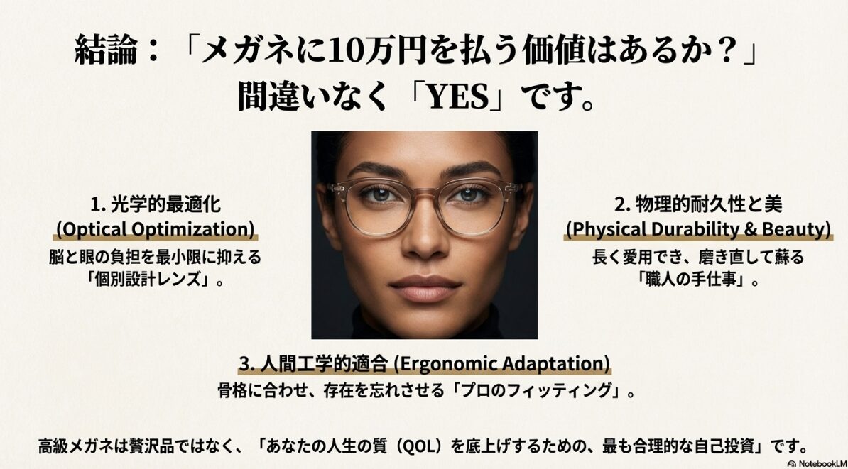 メガネ 10 万　メガネ10万円への投資価値まとめ