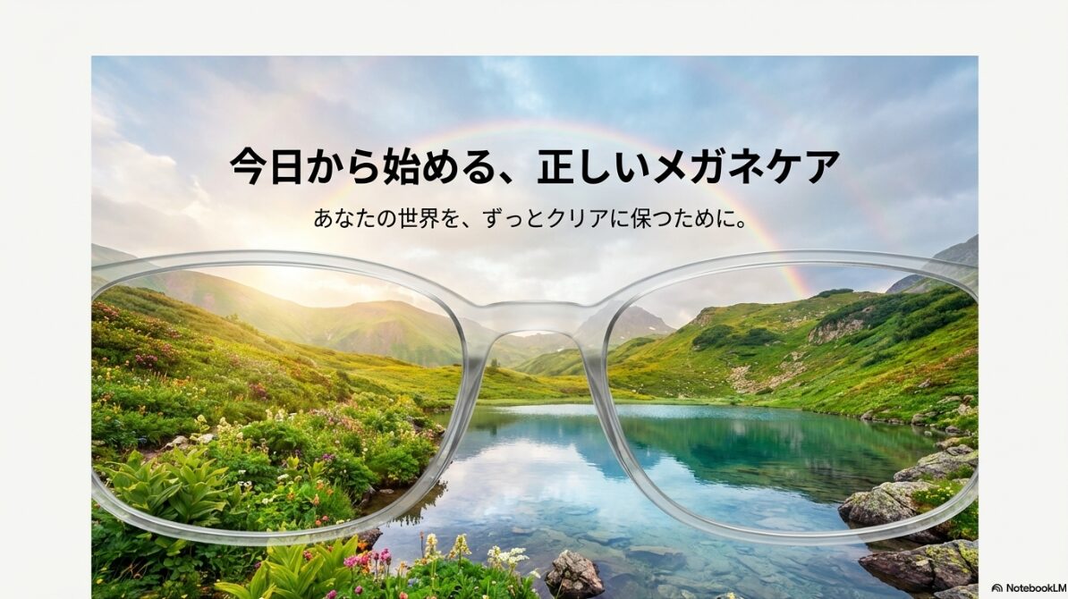 メガネ 水垢　メガネの水垢を防ぎ長く愛用するための結論2