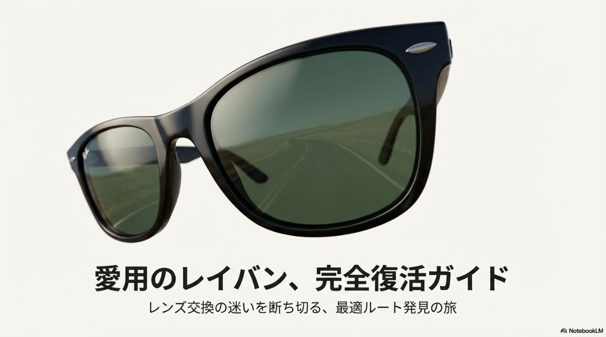 レイバン サングラス レンズ 交換　レイバンレンズ交換はどこが安い？JINS持ち込みやDIY方法