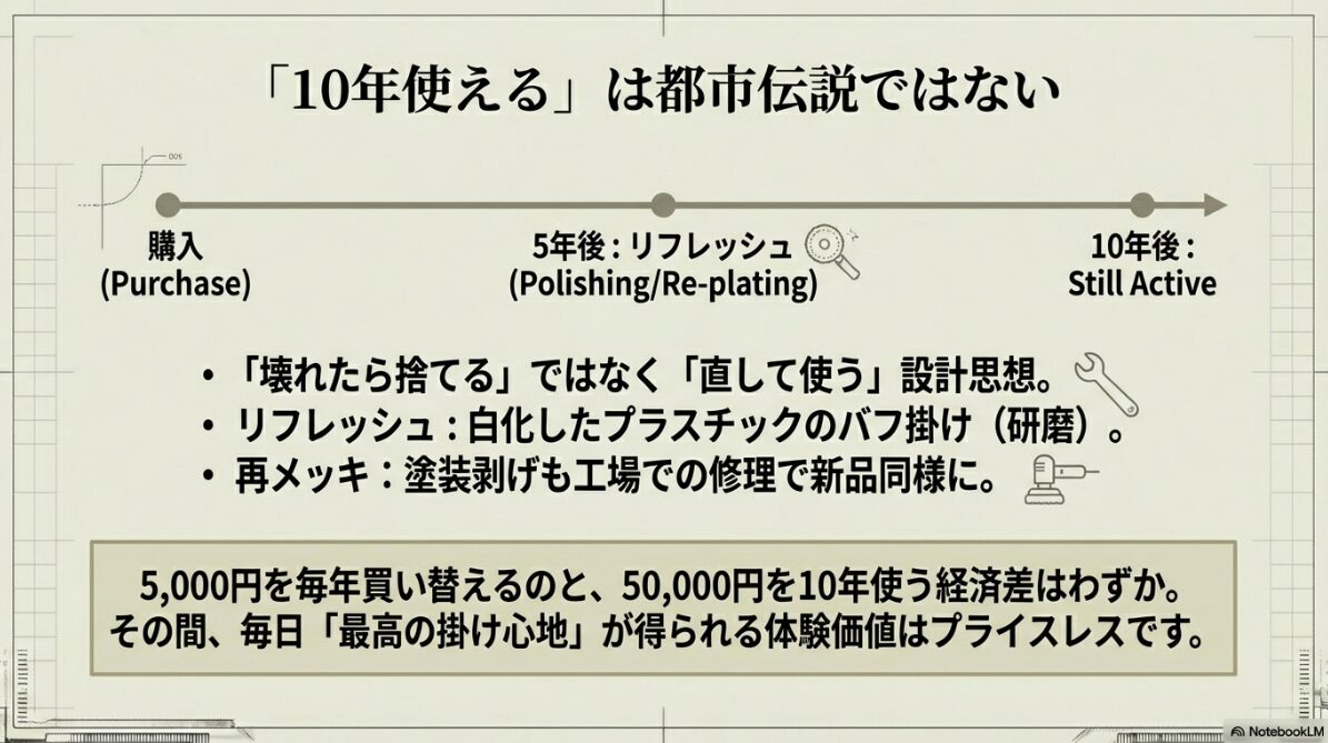 メガネ 9999 評判　10年使える寿命と耐久性の秘密