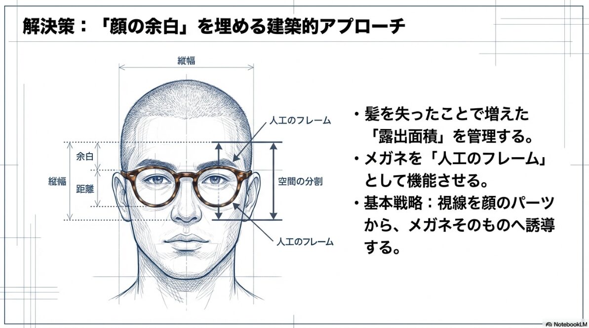 坊主 メガネ 怖い　坊主に似合う太いフレームの選び方