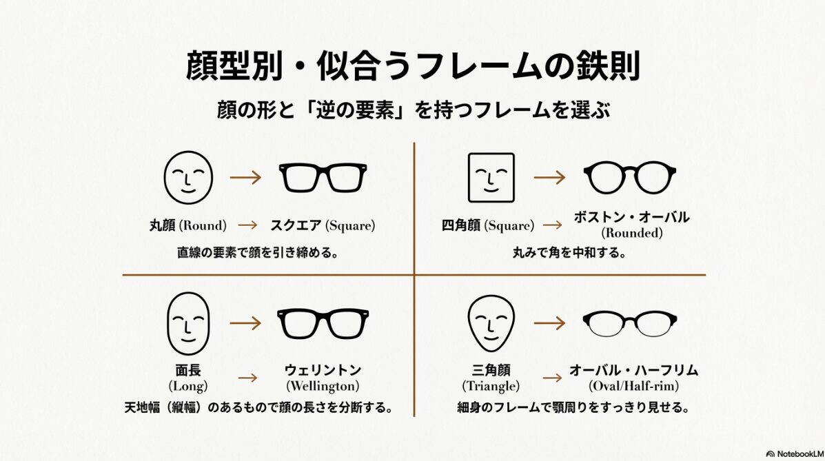 坊主 メガネ 芸能人　丸顔や面長など顔型別似合うフレーム診断