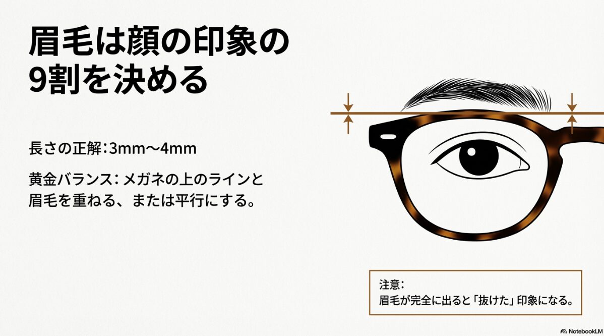 坊主 メガネ 芸能人　メガネ映えする眉毛の整え方と長さの正解