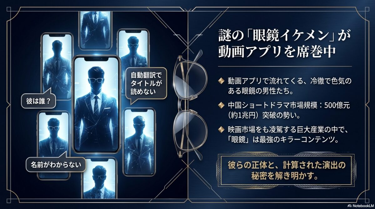 中国 ショートドラマ 俳優 メガネ　中国ショートドラマの眼鏡俳優図鑑！王道鉄など名前と作品を網羅2