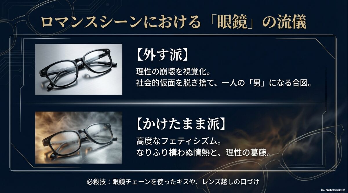 中国 ショートドラマ 俳優 メガネ　キスシーンや過激な濡れ場で眼鏡を外す演出