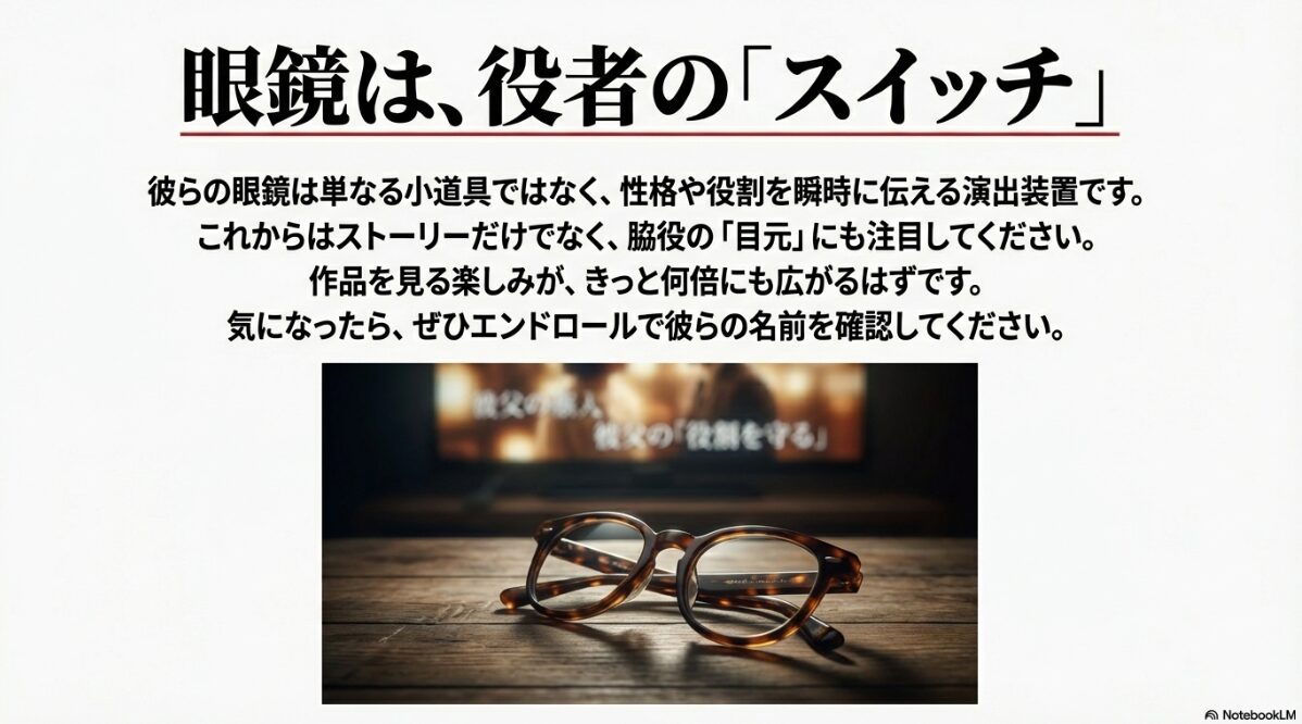 眼鏡 俳優 脇役 名前がわからない　名前がわからない眼鏡の脇役俳優まとめ