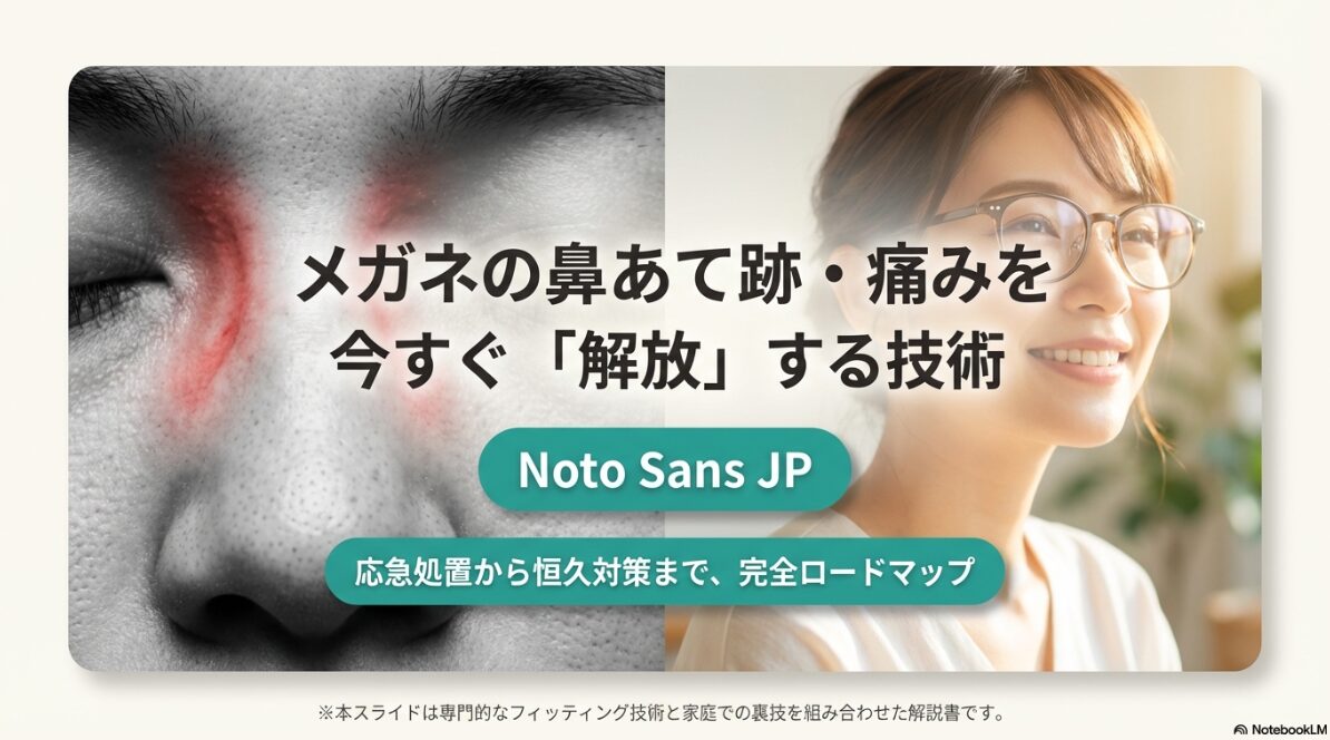 メガネ 鼻に跡がつかない方法 ティッシュ メガネの鼻に跡がつかない方法!ティッシュで今すぐ解決する裏技