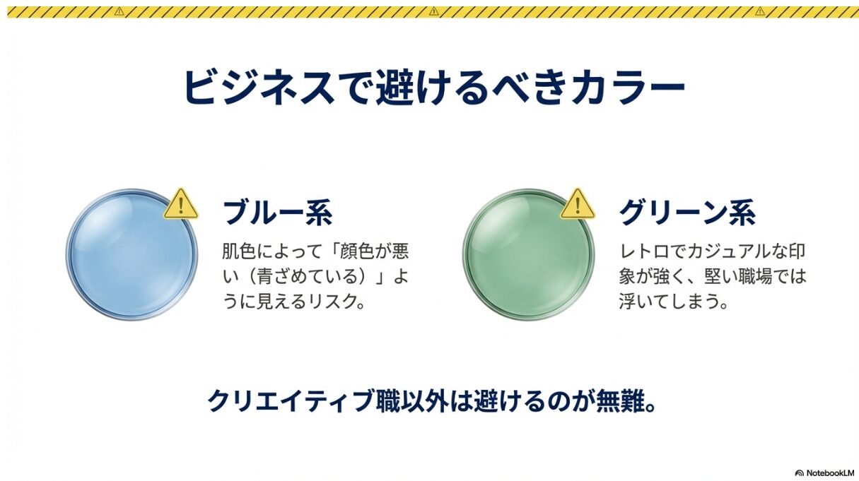 カラーレンズ 度入り 濃度15 ビジネス その他のカラー(ブルー・グリーン)は?