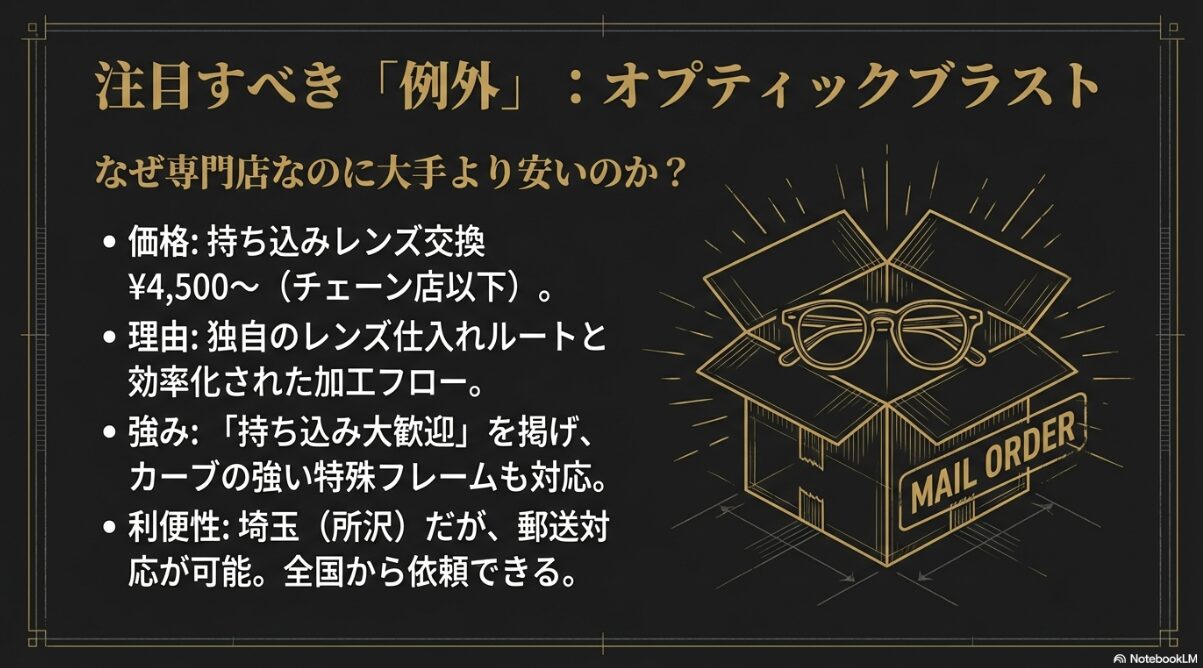 アメリカンオプティカル レンズ交換　レンズ交換の値段相場と安く済む店2