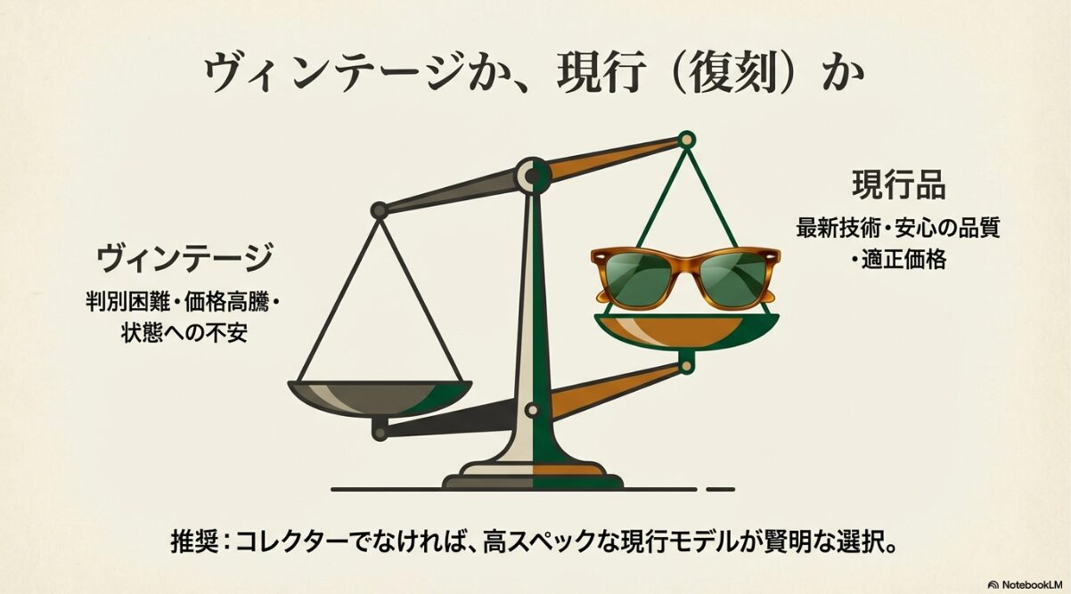 アメリカンオプティカル サラトガ 芸能人　ヴィンテージ品（～1970年代）の注意点