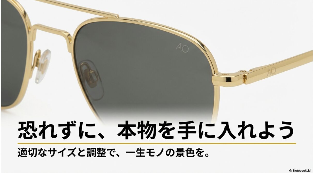アメリカンオプティカル サイズ感 アメリカンオプティカルのサイズ感は52が正解