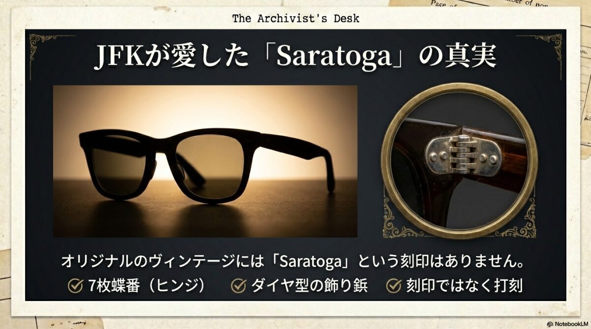 アメリカンオプティカル 年代判別 サラトガと復刻版の違い