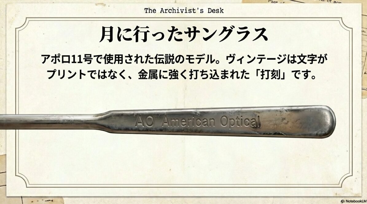 アメリカンオプティカル 年代判別 オリジナルパイロットの変遷