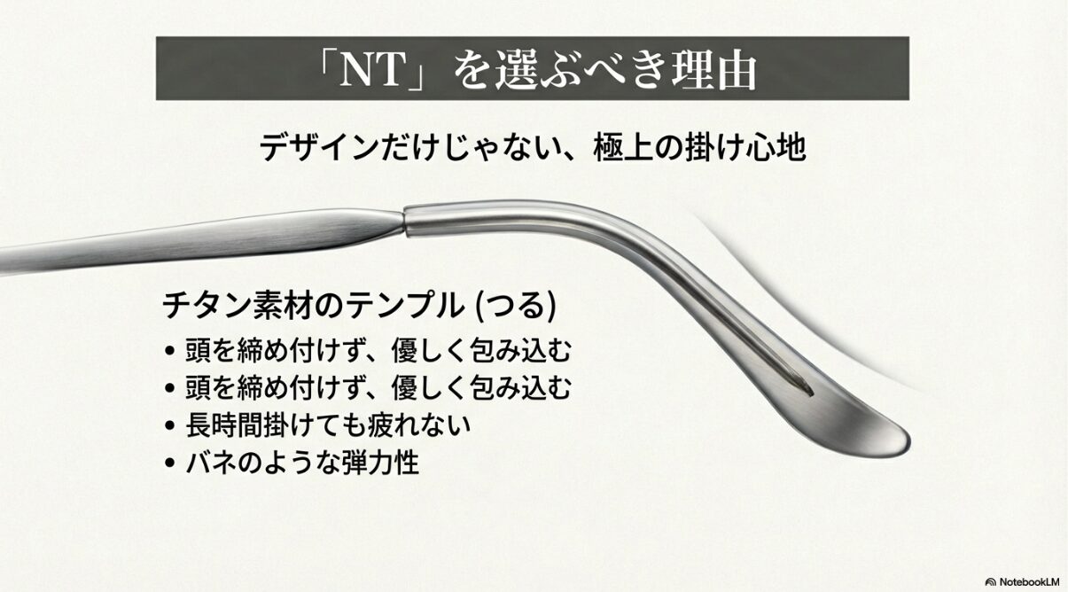 bj クラシック 510 芸能人 510NとNTの違いやテンプルの素材比較