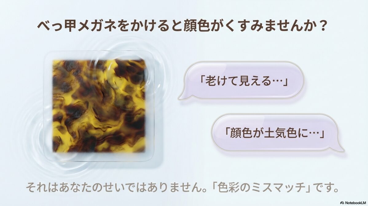 ブルベ 夏 メガネ べっ甲 なぜブルベ夏にべっ甲は似合わないのか