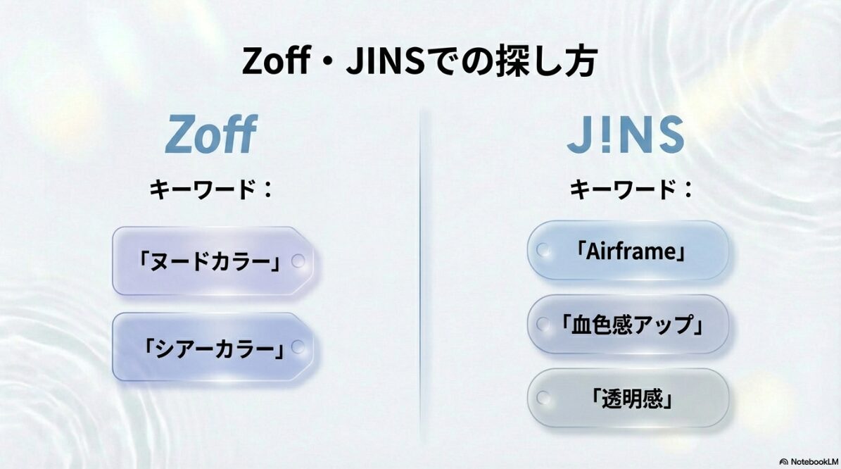 ブルベ 夏 メガネ べっ甲 ZoffやJINSで見つかる人気モデル