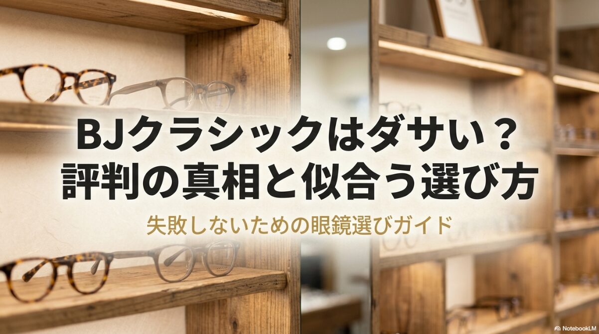 bj クラシック ダサい　BJクラシックはダサい？評判の真相と似合う選び方を徹底解説