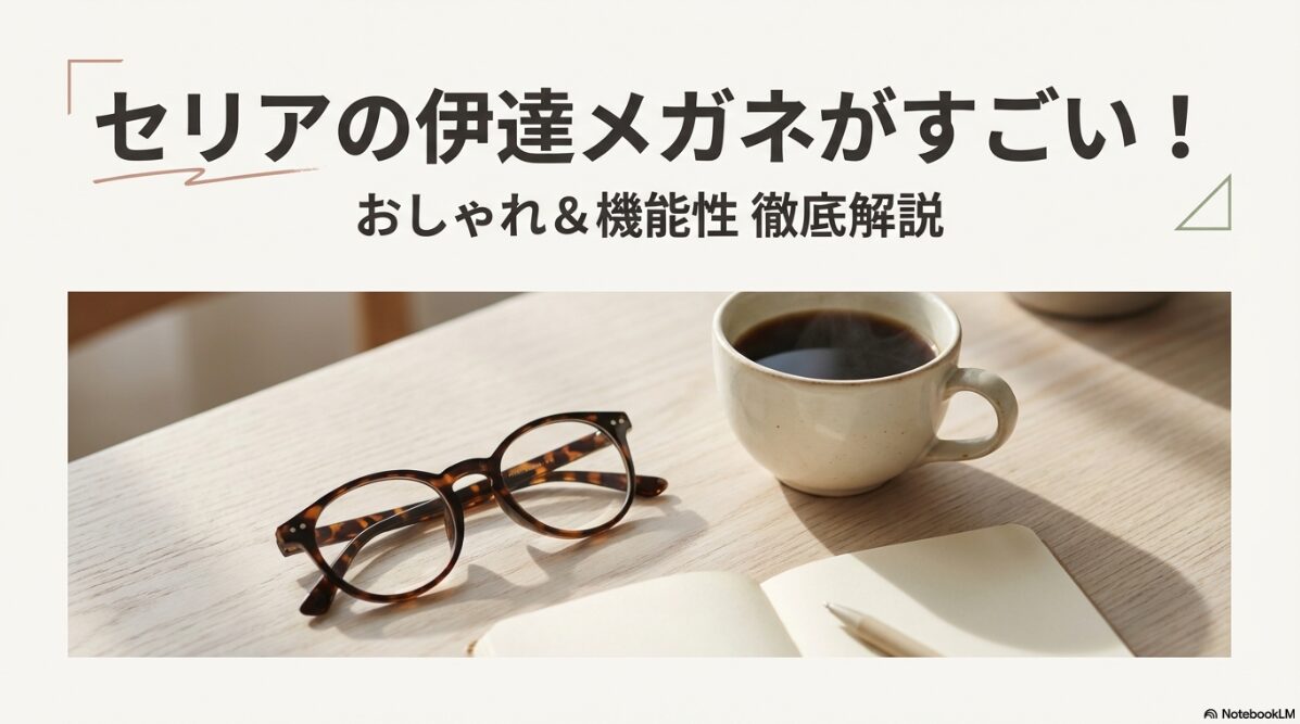 伊達メガネ セリア　セリアの伊達メガネは意外とおしゃれ！UVカットやメンズ用も解説