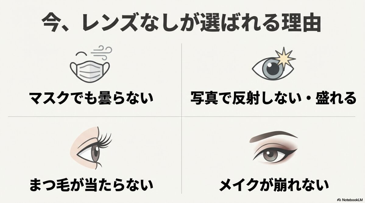 伊達メガネ レンズなし どこに売ってる レンズなし伊達メガネはダサい?変?評判をチェック2