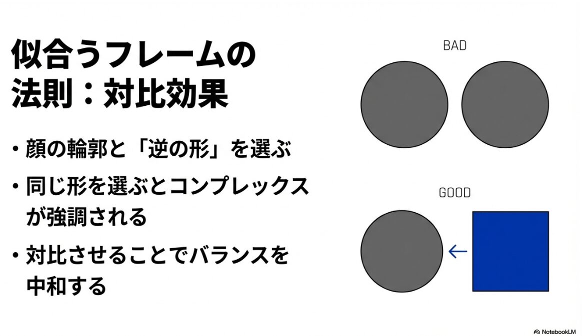 サングラス 胸にかける　顔型に合わせたフレーム選びのポイント