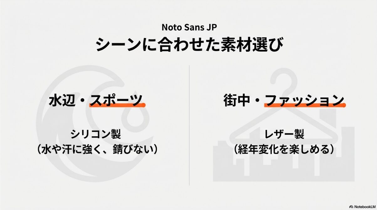 サングラス 後ろにかける　グラスコードによる安全な首掛け対策2