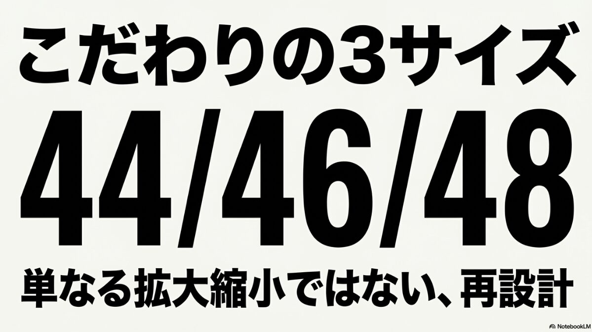 bjクラシック jazz レビュー　44、46、48の違いと選び方