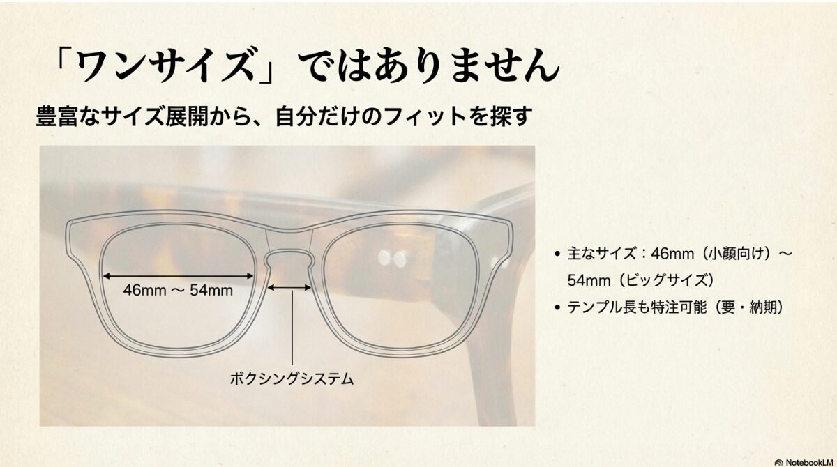 シュロン サイドワインダー　一般的なブランドとは次元が違うサイズマトリクス