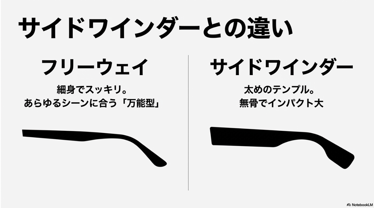 シュロン フリーウェイ　シュロンのフリーウェイとサイドワインダーの違い