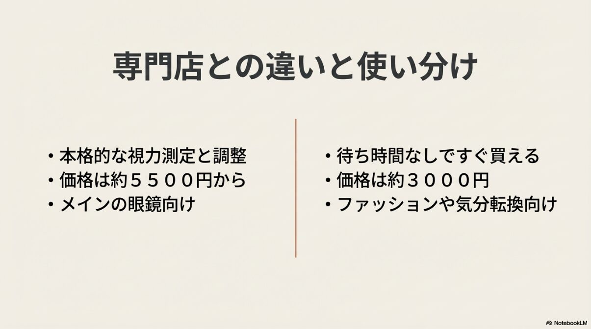 伊達メガネ ロフト　JINSやZoffと何が違う？値段や手軽さを比較