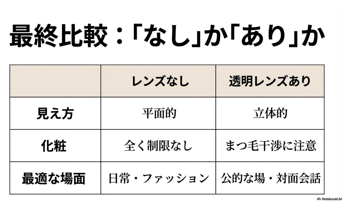 伊達メガネ レンズなし ダサい 伊達メガネのレンズなしがダサいという印象を払拭2