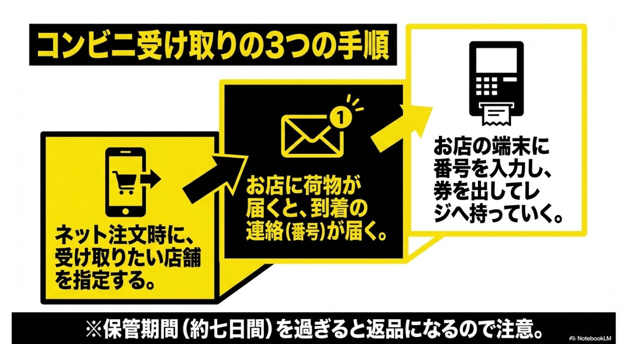 伊達メガネ コンビニ コンビニ受け取りをスムーズに行うための一般的な流れ