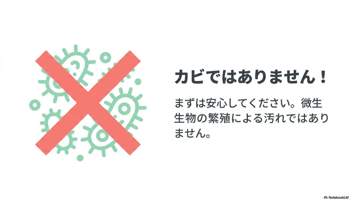 眼鏡 鼻あて 緑　緑の汚れの正体はカビではありません