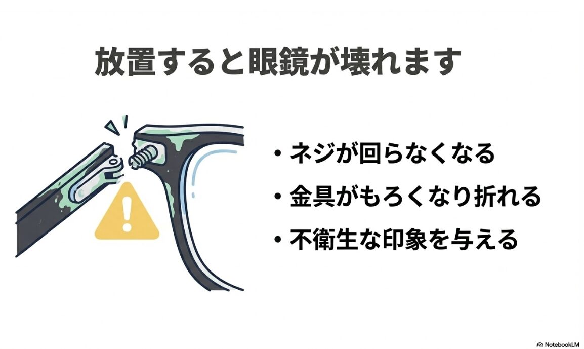 眼鏡 鼻あて 緑　自宅でできる緑青の簡単な落とし方