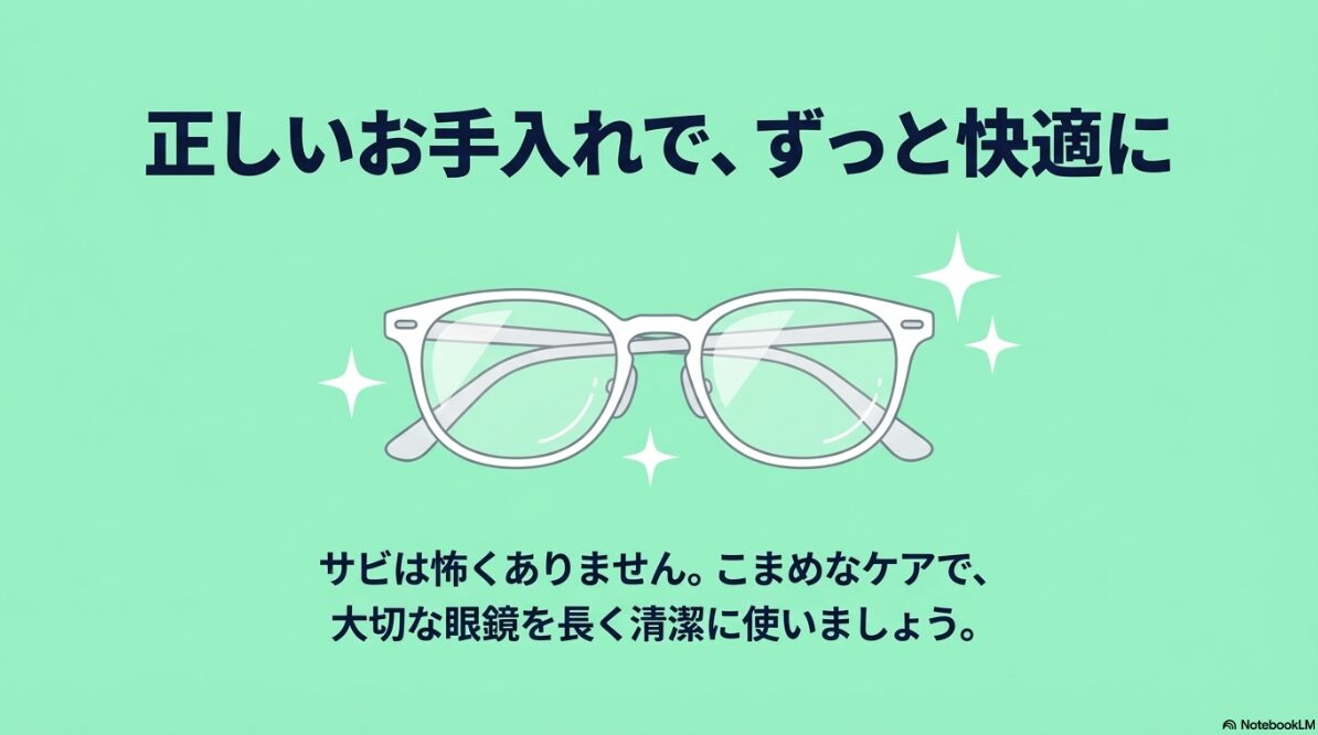 眼鏡 鼻あて 緑　眼鏡の鼻あてに発生する緑の汚れまとめ