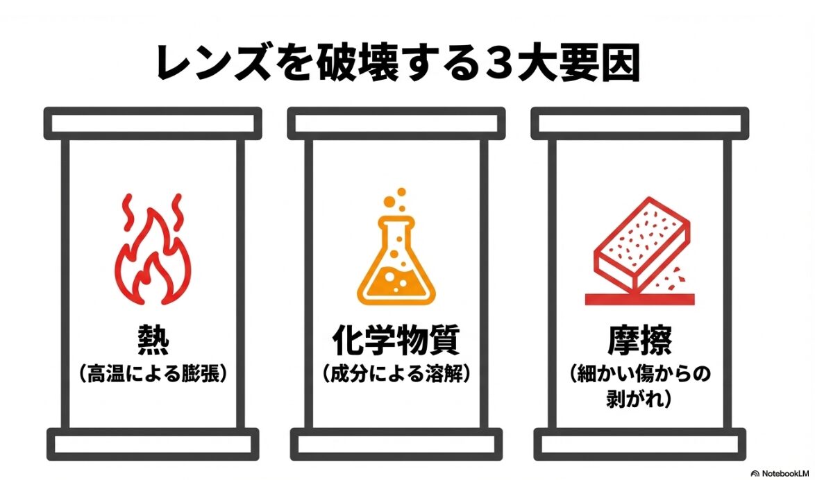 偏光 レンズ 寿命　熱が偏光レンズの寿命を縮める原因