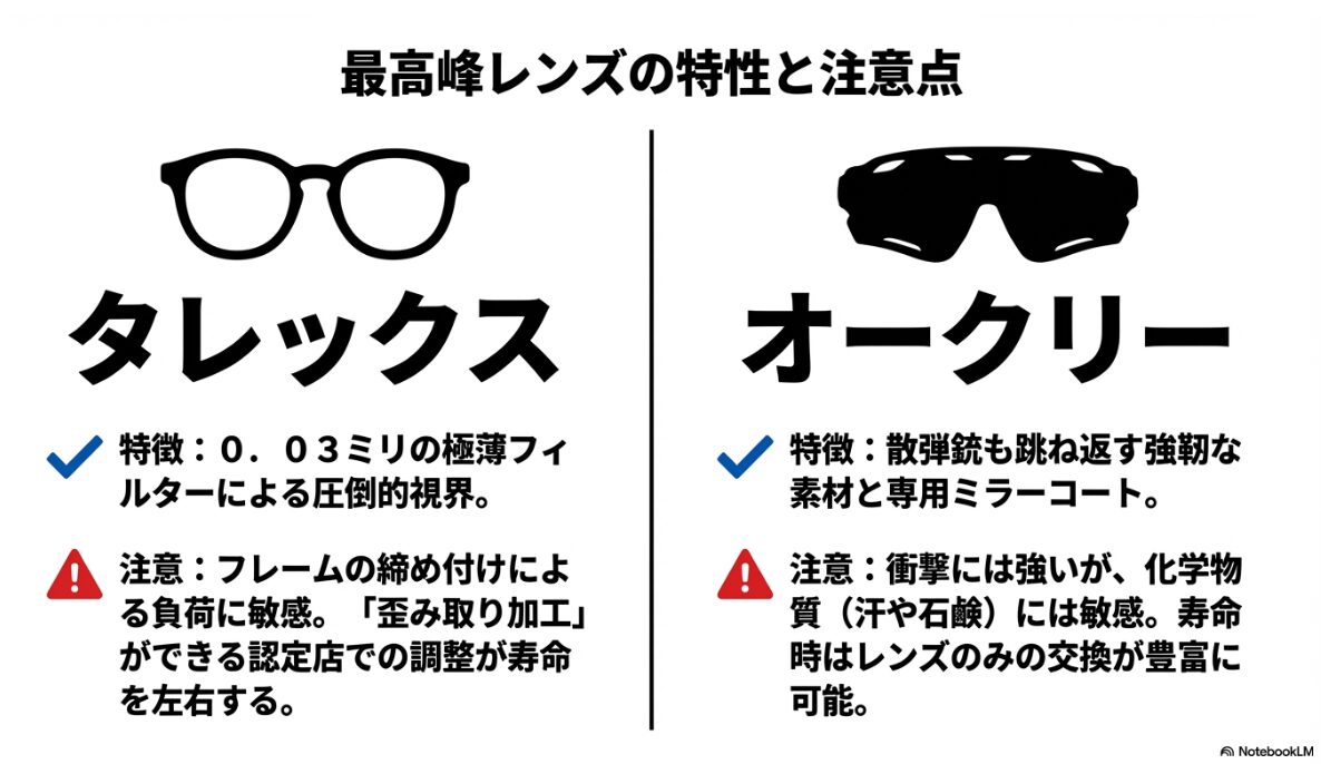 偏光 レンズ 寿命　タレックス偏光レンズの寿命と製品保証