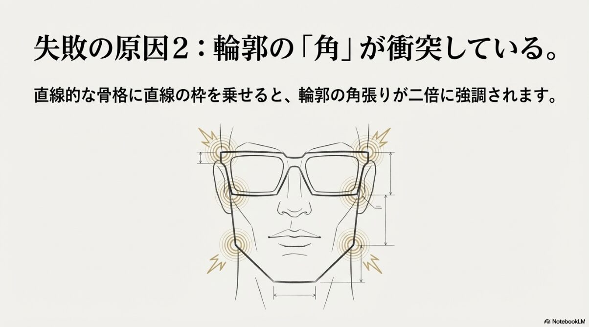 眼鏡が似合わない イケメン　似合わない人の骨格的な特徴2