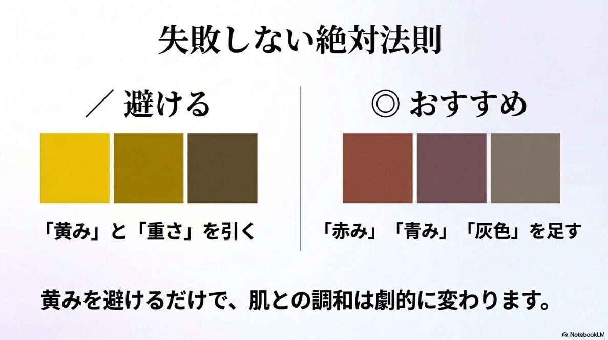 ブルベ 夏 メガネ　ブラウン　なぜブルベ夏にブラウンは似合わないか2