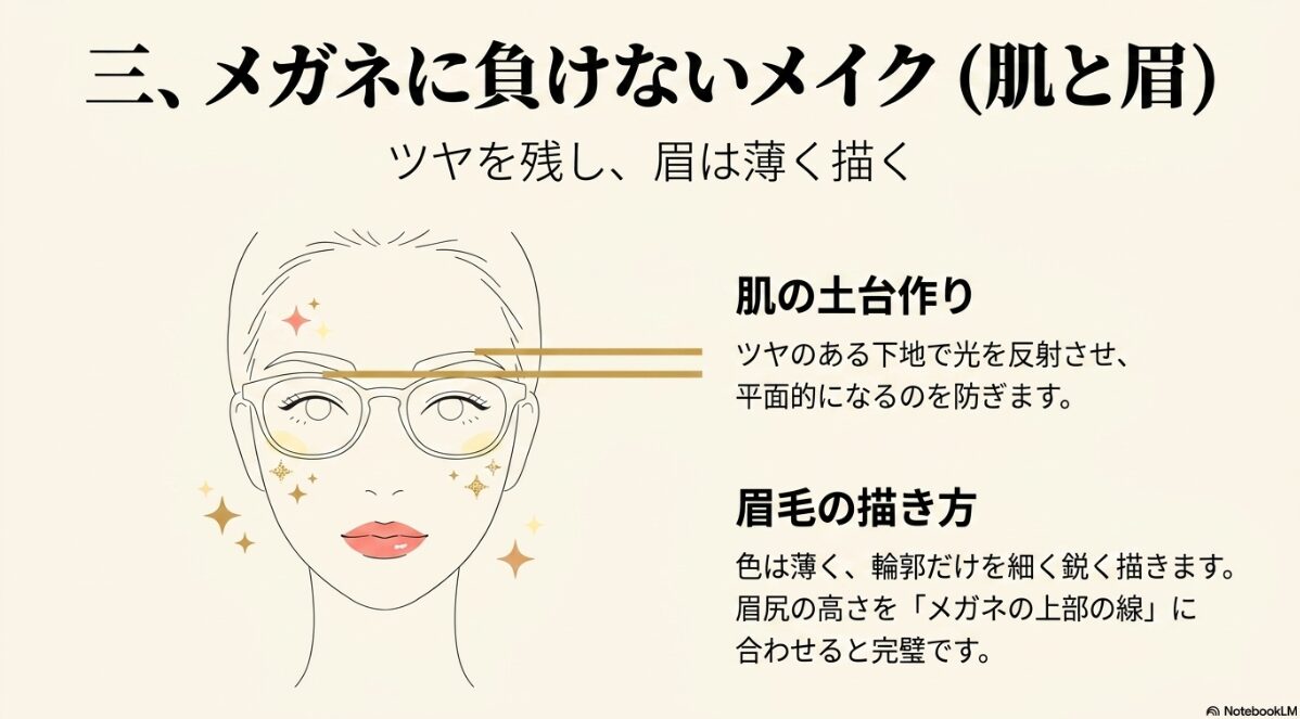 イエベ 春 黒縁 メガネ　イエベ春の黒縁メガネを垢抜けさせるメイク